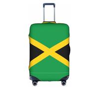 Fundas para maletas de la bandera de Jamaica, estampadas de personalidad a la moda, adecuadas para negocios y uso al aire libre, White, L