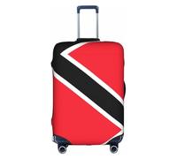 Fundas para maletas de la bandera de Trinidad y Tobago, estampadas de personalidad a la moda, adecuadas para negocios y uso al aire libre, White, M