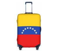 Fundas para maletas de la bandera de Venezuela, estampadas de personalidad a la moda, adecuadas para negocios y uso al aire libre, White, L