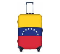 Fundas para maletas de la bandera de Venezuela, estampadas de personalidad a la moda, adecuadas para negocios y uso al aire libre, White, L
