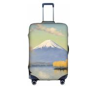 Fundas para maletas de Mt. Fuji in The Distance con estampados de personalidad de moda, adecuadas para negocios y uso al aire libre, White, XL