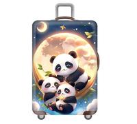 Fundas para Maletas,Estampado De Panda Y Flores Fundas para Equipaje De Viaje,Protector De Maleta Grande,EláStico,Lavable,AntiarañAzos,Luggage Cover,NiñOs,NiñAs,Adultos (Color 5,S(18-21inch))