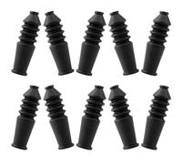 Fundas para Manetas de Freno de Bicicleta, Goma Negra 10 Piezas | Protección Ligera contra Polvo y Lluvia, para Bicicletas de Montaña y Carretera, 3,35x0,85x0,05cm