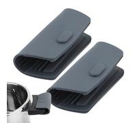 Fundas Para Mangos De Ollas,2 Fundas De Silicona Para Asas - Resistente Al Calor Utensilios Cocina Estufa Horno Parrilla Cocina Acampada Camping Sartén Plancha