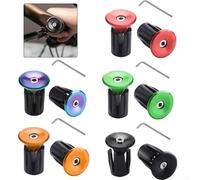 Fundas para manillar de bicicleta con bloqueo de expansión para bicicletas de montaña de 22 24 mm con construcción de aluminio y goma para un uso duradero (verde (negro (con llave))