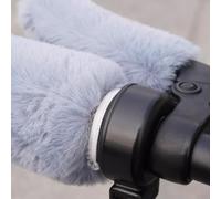 Fundas para manillar de motocicleta, fundas de agarre de felpa cálidas | Aislamiento térmico, protección contra el viento, forro polar suave, mejora la comodidad, reduce el estrés por frío