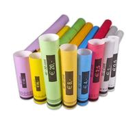 Fundas para monedas desde 1 céntimo hasta 2 euros, papel para envolver monedas en forma de tubo, tubos de monedas en caja de cartón, paquete mixto en total 100 fundas