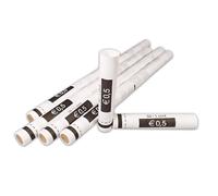 Fundas para monedas euros, monedas de 1 céntimos, Papel para envolver monedas en forma de tubo, tubos de monedas en caja de cartón, contenido: 100 unidades