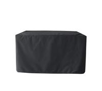 Fundas para muebles de jardín, 72 tamaños, tela de buey impermeable, a prueba de polvo, para mesas de ratán, sillas de cubo, sofás, funda protectora contra la lluvia (negro, 255 x 255 x 80 cm)