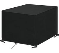 Fundas para muebles de jardín con sidecar, 100 x 90 x 100 cm, tejido Oxford 420D resistente a los desgarros, jardín, juego de sofá de ratán, fundas para terrazas