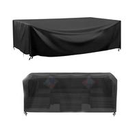 Fundas para muebles de jardín, impermeables, 200 x 80 x 90 cm, resistentes al agua, 420D, resistentes al viento, anti-UV, funda de sofá de ratán para exteriores, cuadrada/rectangular