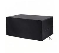 Fundas para muebles de patio, fundas impermeables para muebles de exterior resistentes a los rayos UV con cuerda, cubierta seccional de tela Oxford 210D para sillas de mesa, negro, 78, 74x62, 99x27, 5