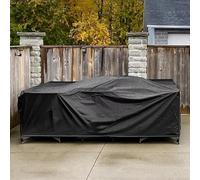 Fundas para Muebles Jardin 320x100x60cm/Largo x An x Al Fundas Exterior Muebles Jardin,Funda Para Mesa de Jardins Cubierta,Tela Oxford 420 Para Muebles de Jardíns Sistente Al Invierno Impermeable