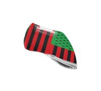 Fundas para palos de golf de la bandera africana de la Unión de Estados Unidos Afro USA Juneteenth, cubierta de palo de golf de primera calidad, para la mayoría de las marcas