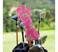 Fundas para Palos De Golf | Funda Divertida de Fresa para Driver | Fundas Estilizadas Impermeables para Práctica Exterior, Campos de Práctica, Viajes y Clubes