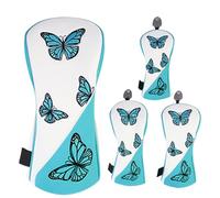 Fundas para Palos de Golf, Piel sintética con patrón de, Cubierta de Cabeza de Madera Fairway, para Hombres, Novio, Padre, Abuelo, Amantes del Golf, Golf al Aire Libre