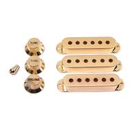 Fundas para pastillas de una sola bobina para guitarra eléctrica, 1 volúmenes, 2 tonos, perillas, interruptores, funda para pastilla