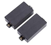 Fundas para pastillas Humbucker de 2 piezas, fundas para pastillas de guitarra duraderas, piezas de repuesto selladas para guitarra eléctrica(Negro)