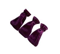 Fundas para Pedal de Piano Púrpura 3 Piezas de Felpa Protectora