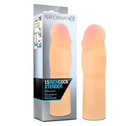 Fundas para pene marca blush novelitis NAKŁADKA PERFORMANCE 1.5INCH COCK XTENDER BEIGE