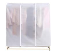 Fundas Para Perchero Cubierta Antipolvo De Ropa Funda Ropa Armario Con Cremallera Resistente, Viento y Polvo y a Humedad para Vestidos, Trajes, Abrigos, Chaquetas, Pantalones (50X150X120)