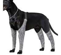 Fundas para piernas de perro impermeables - Anti Anti Dirty | Soft Protective Elbow Braces Protective Sleeves Stop Licking Leg Wounds Adjustable Anti-Licking Dog Leg Sleeves Wa Wounds Ban