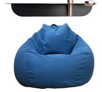 Fundas para puff: solo funda para puf, funda para sillas de saco gigante | Características múltiples forro para saco de frijoles suave para niños, pequeña funda para sofá tipo saco lavable