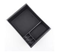 Fundas para reposabrazos de automóvil Caja de almacenamiento para apoyabrazos consola central secundaria automóvil negra, bandeja organizadora guantes ABS para Mazda 3 y para Axela 2013-2017