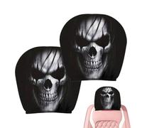 Fundas para reposacabezas de 2 piezas, universales, decoración espeluznante para Halloween