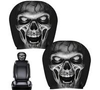 Fundas Para Reposacabezas De Coche 2 piezas elásticas halloween terrorífico