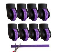 Fundas para Ruedas de Equipaje, Fundas Protectoras para Ruedas de Maletas | Protector de rueda de equipaje resistente al desgaste de 8 piezas | Accesorios de equipaje de silicona para viajes, vocacion