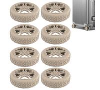 Fundas Para Ruedas De Maleta De Viaje Repuestos Y Accesorios Para Equipaje | Protector Textura De Flor Zapatos Para Ruedas Accesorios De Viaje Para Maletas Y Equipaje Set