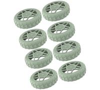 Fundas para ruedas de maleta, prácticas de silicona, mejora la durabilidad, a prueba de golpes, diseños para viajes de negocios, 8 unidades, protector de equipaje antiarañazos, Green, One Size