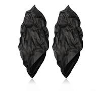 Fundas para ruedas de patines de ruedas, 2 unidades, protector de tela Oxford para patines en línea, tamaño 45, protector contra el polvo negro