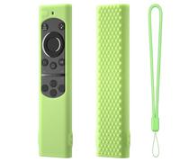 Fundas para Samsung Smart TV, Fundas Protectoras de Silicona para el Mando a Distancia, Funda a Prueba de Golpes para el Mando a Distancia, Accesorios de protección Total (Verde Luminoso)