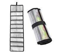Fundas Para Señuelos De Pesca,Organizador Enrollable Impermeable Y Protector Con 10 Bolsillos | Porta Señuelos De Pesca Y Rollo De Almacenamiento De Aparejos - Hombres Pescadores Aire Libre Agua Salad