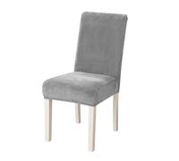 Fundas para Sillas Comedor Elásticas Pack 2/4/6/8, Lavables Cubre Silla Cocina Terciopelo Protector Asiento, Universal Cubresillas Cocina Banquete Decoración Hogar(H#,8 PCS (H18~23 in))