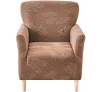 Fundas para Sillas de Banquete con Brazos Elásticas Estampadas Lavables de Una Pieza para Sofá Individual Protector de Muebles para Sala de Estar Oficina O Sofá (Color 2)