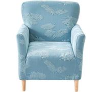 Fundas para Sillas de Banquete con Brazos Elásticas Estampadas Lavables de Una Pieza para Sofá Individual Protector de Muebles para Sala de Estar Oficina O Sofá (Color 6)