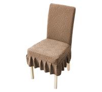 Fundas para sillas de cocina, protector de tapicería reutilizable, revestimiento textil flexible, detalle de material suave al tacto, mejora de decoración, aplicación de fiesta en casa, Navidad, San