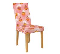 Fundas para sillas de comedor, de elastano, elásticas y lavables, bonitos protectores de asiento de temporada para decoración del hogar de otoño, 1 unidad