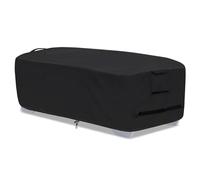 Fundas para sillas de exterior apilables de 4 a 6 sillas de patio, impermeables, tela de poliéster duradera de 80 x 32 x 40 pulgadas, fundas para sillas de piscina para almacenamiento de invierno