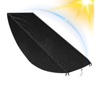 Fundas para sillas de piscina, cubierta para tumbona de playa, revestimiento plateado 210D, protector de muebles, impermeable, bloqueo solar para terraza, jardín, césped, patio