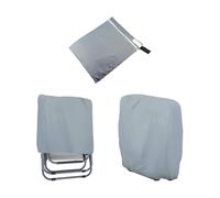 Fundas para sillas plegables - Paquete de 2 fundas para muebles de jardín, impermeables, para exteriores, césped, piscina, camping | Fundas protectoras de tela Oxford resistente para sillas plegables