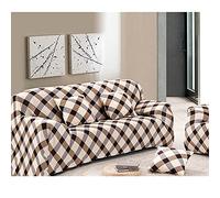 Fundas para Sofa Cubre de Fundas Sofa Elasticas 1/2/3/4 Plazas Todo Incluido Universal a Prueba de Polvo Cómodo Estampado Geométrico Sillon Fundas para Sofa Chaise Longue(D,3 Seater (190-230cm))