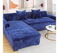 Fundas para Sofás Chaise Longue Elásticas, Funda Cubre Sofá de Sofá Rinconera Forma de L, Protector para Sofá de Terciopelo Esquinero Derecho Izquierda