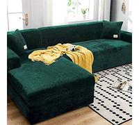 Fundas para Sofás Chaise Longue Elásticas, Funda Cubre Sofá de Sofá Rinconera Forma de L, Protector para Sofá de Terciopelo Esquinero Derecho Izquierda