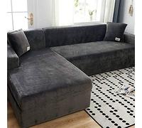 Fundas para Sofás Chaise Longue Elásticas, Funda Cubre Sofá de Sofá Rinconera Forma de L, Protector para Sofá de Terciopelo Esquinero Derecho Izquierda