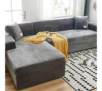 Fundas para Sofás Chaise Longue Elásticas, Funda Cubre Sofá de Sofá Rinconera Forma de L, Protector para Sofá de Terciopelo Esquinero Derecho Izquierda