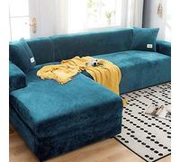 Fundas para Sofás Chaise Longue Elásticas, Funda Cubre Sofá de Sofá Rinconera Forma de L, Protector para Sofá de Terciopelo Esquinero Derecho Izquierda